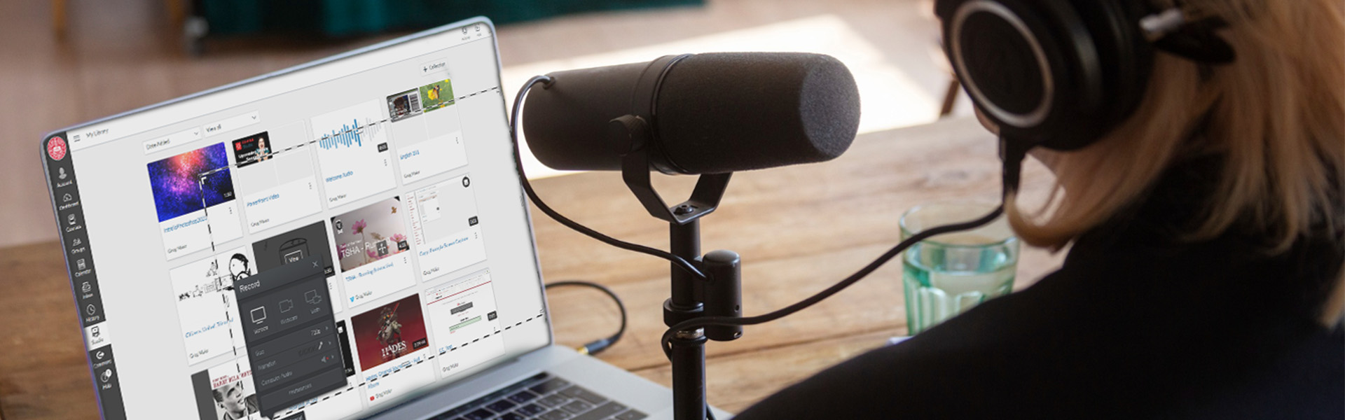 Instructor recording in Canvas Studio